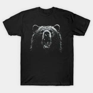 Grizzly Bear Roaring T-Shirt